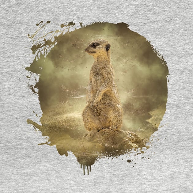 Meerkat Animal Wildlife Jungle Nature Adventure Travel Africa by Cubebox